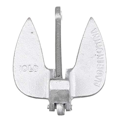 Attwood 9935-1 Ancre Marine en Fonte Finition argentée Aluminium