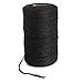Black Twine String,Cotton Bakers Twine 656 Feet Cotton Cord Crafts Gift Twine String Christmas Holiday Twine