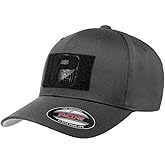 Pull Patch XL/XXL Curved Bill Premium Flexfit Baseball Hat | Tactical Cap | 2x3 in Loop Surface to Attach Morale Patches