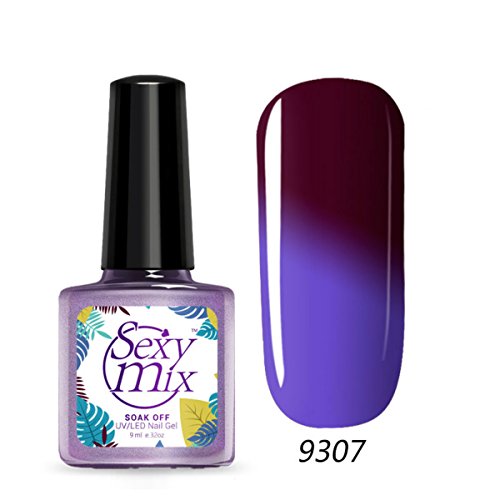 Sexy Mix Color Changing Gel Nail Polish UV LED Soak Off Pro at Home DIY Nail Art 9ML 9307 Sexy Mix Color Changing Gel Nail Polish UV LED Soak Off Pro at Home DIY Nail Art 9ML 9307