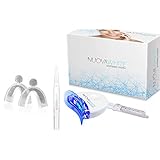 NUOVAWHITE Teeth Whitening Kit, Professional-Grade Dental Whitener, Led Accelerator Light, Travel Whitening Pen, Tooth Whitening Trays and Gel MSRP $159