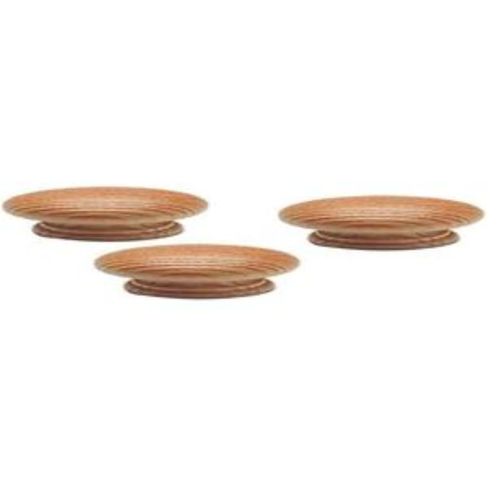 Merriway BH06126 (4 Pcs) Cupboard Door/Drawer Knob Pine Drilled Lacquered 30mm - Pack of 4 Pieces