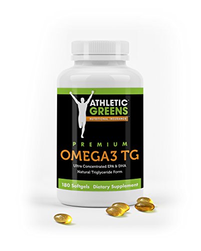 UPC 705105320212, Athletic Greens Omega 3 Fish Oil Softgels, 1300mg.