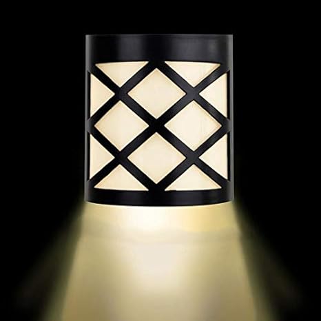 Warm White 1pcs 6led Solar Light Waterproof Ip55 Led Solar Lamp