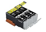 Sherman Ink Cartridges © Compatible Canon PGI-270 3 Pack Black Ink Cartridge for Printers: MG7720, MG6820, MG6821,MG6822, MG5720, MG5722, MG5721 Printer