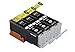 Sherman Ink Cartridges © Compatible Canon PGI-270 3 Pack Black Ink Cartridge for Printers: MG7720, MG6820, MG6821,MG6822, MG5720, MG5722, MG5721 Printer