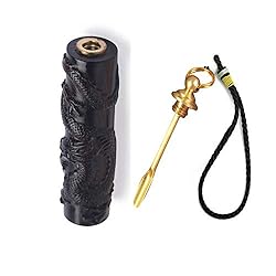 HYSLW Snuff Bottle with Spoon Vial Necklace