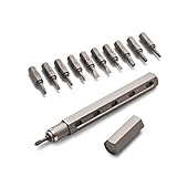 Premium Tool Pen by Mininch | EDC Multi-Tool Screwdriver | Interchangeable Phillips, Flathead, Hex, and Star Bolt Heads | Imperial and Metric Sizes