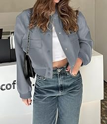 Modegal Women's Fall Varsity Bomber Jackets Long