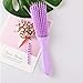 Messen Detangling Brush for Natural Black Hair Detangler for Afro America Textured 3a to 4c Kinky Curly Wavy Eliminate Knots While Exfoliating Your Scalp and Stimulate Blood Circulation(1 Pack,Purple)