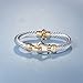 UNY Fashion Designer Brand Inspired Jewelry Horse Shoe Cable Wire Vintage Bangle Bracelet Beautiful Gifts