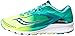 Saucony Women's Kinvara 7 Running Shoe, Teal/Citron, 7.5 M US