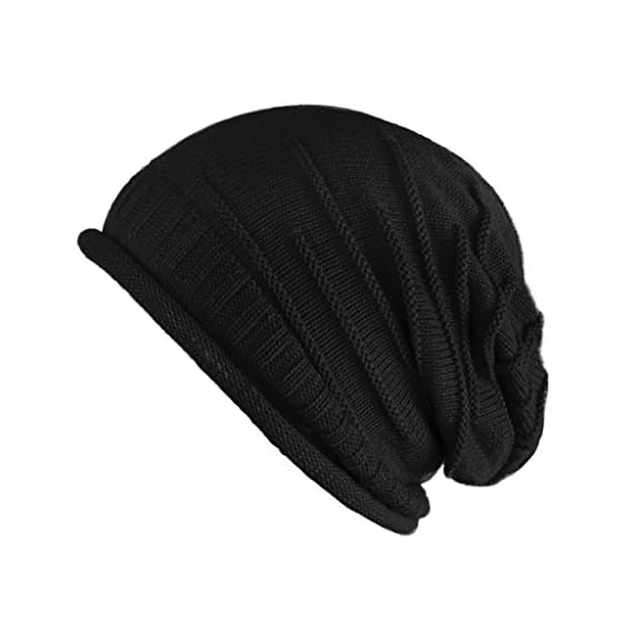 FUNOC-Unisex-Women-Men-Winter-Warm-Ski-Knitted-Crochet-Baggy-Beanie-Hat-Cap-Beret