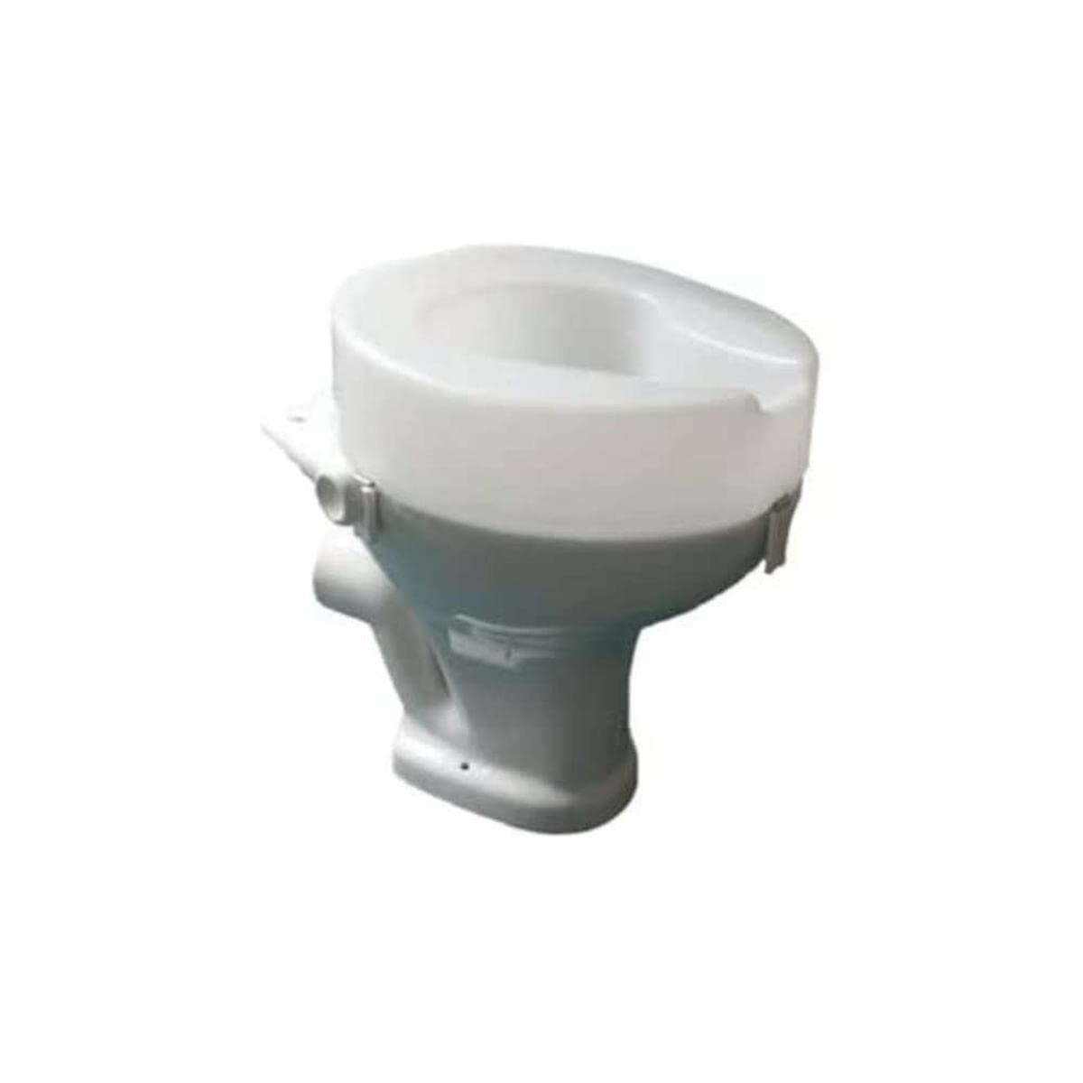 Aidapt 150mm (6") Elevation Raised Comfortable Toilet Seat Easy Fit White