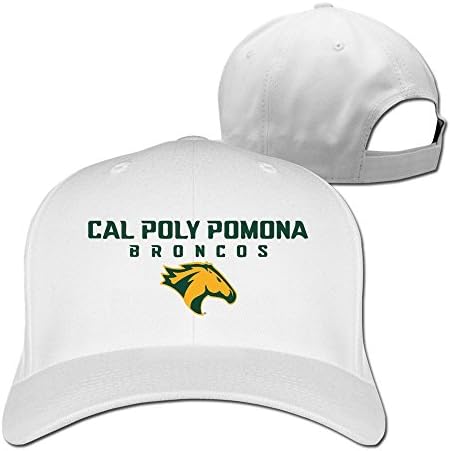 RTYUUIO Unisex Billy Bronco Cal Poly Pomona Broncos Baseball Cap White One Size Misc.
