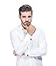 Jstyle Carbon Fiber Cufflinks for Men Shirt Unique Business Wedding Black