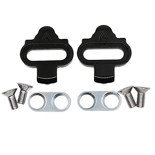Kathleen0 Bike Cleat Set Mini Camping for Shimano SPD Mountain Bicycle Pedal Accessories Cycling Outdoor Sports Gasket Sheet Screws Steel Spinning Durable Universal