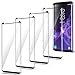 Moresky Compatible For Samsung Galaxy S8 Plus Screen Protector Tempered Glass Case Friendly [3D Curved Edge] [Anti-Scratch] [High Definition] (4 Pack, Clear)