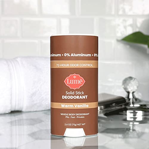 Lume Solid Deodorant Stick Whole Body Deodorant AluminumFree