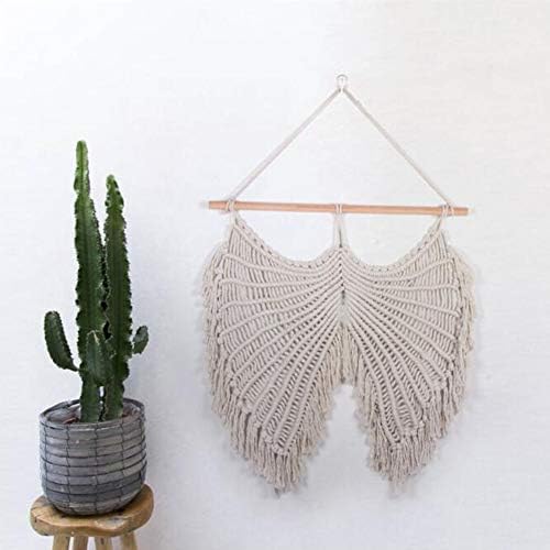 JTY Macrame Wall Hanging Boho Handmade Wall Art Home Wall Decor, Apartment Dorm Living Room Bedroom Baby Nursery Art,Party Backdrop Decoration