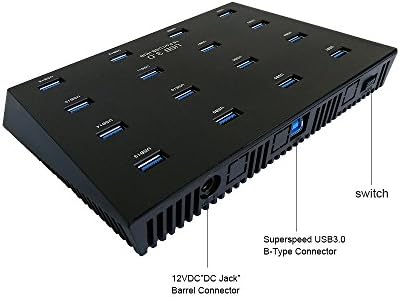 16 Port USB Multi Industrial Hub Great for Copy Files on the 16 Devices at The Same Time
