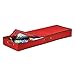 Honey-Can-Do SFT-01598 Wrapping Paper and Bow Storage Organizer, Holiday Red,Large