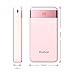 Yoobao 20000mAh Power Bank High Capaicty Portable Charger External Battery Pack Dual USB Output Powerbank Cell Phone Battery Backup Charger Compatible Smartphone Cellphone Tablets - Pink