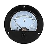 Uxcell a15102300ux0530 DC 50V Analog Panel Measuring Gauge Class 2.5 Voltage Meter Voltmeter