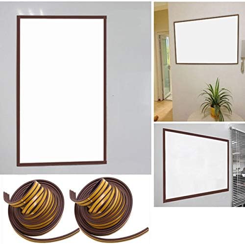 ZHIDIAN Magnetic White Board Stickers for Wall/Large Dry Erase Board/Markers (Whiteboard Border)