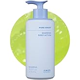 AMOS PROFESSIONAL Pure Smart Shampoo Deep Action l Clarifying Shampoo for Dandruff, build-up and Dirt, For Oil & Flake Control, 16.9 fl. oz.