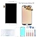 Kosuroum Screen Replacement for Samsung Galaxy S4 i9500 i9505 i337 M919 LCD Glass Display Touch Digitizer Assembly Tools (White)