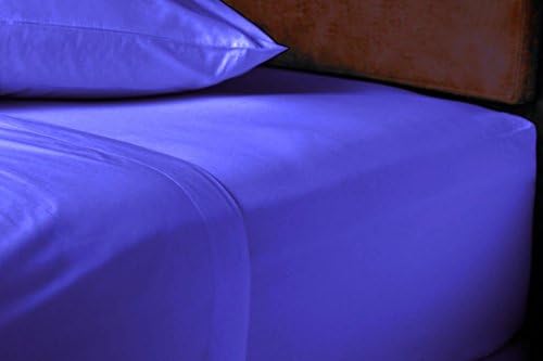650 Thread Count 100% Egyptian Pima Cotton By Sleepwell linen 1 Flat sheet 4 Pillow case &amp; 1 Fitted Sheet -18" deep Pocket King size Royal Blue Solid