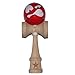 Super Kendama With Red Sour Face Ball And Extra String