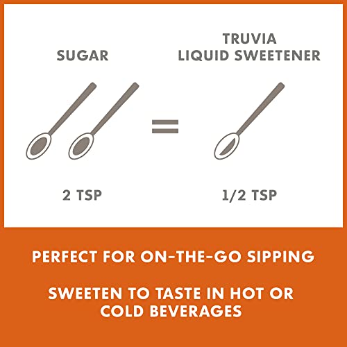 TRUVIA ZERO-CALORIE LIQUID SWEETENER FROM THE STEVIA LEAF, 2.7 FL OZ BOTTLE, CARAMEL FLAVOR (PACK OF 1)