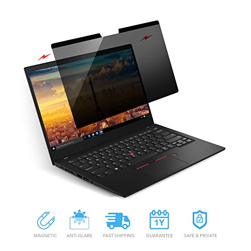 ZBRANDS // Magnetic Privacy Screen Anti-Glare Filter| Anti-Spy Glass Screen Film (Universal – 14.0″)