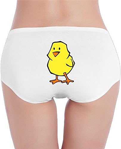 Nhuquhuan Cute Chicken Ladies Low Waist Sexy Briefs M White