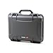NANUK 910 Hard Case with Customizable Cubed Foam, IP67 Waterproof, Dustproof and Impact Resistant, 14.3” x 11.1” x 4.7”, Rugged Construction for Ultimate Protection, Made in Canada – Graphite