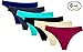 Barbra Lingerie Thongs Underwear for Women Small to Plus Size- Multi Pack Seamless Sexy Thong Panties