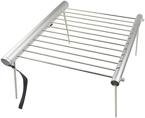 Portable Grill Tools Campact Camping Grill,BBQ Grill Rack，Folding Barbeque,Grill Tray 11 x 11 Inch