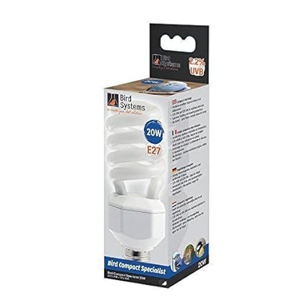 Bird Systems - Bird Lamp Specialist, E27 Kompaktlampe - 2.2% UVB, 20W
