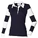 Front Row Womens/Ladies Striped Sleeve Sports Rugby Polo Shirt