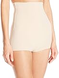 Maidenform Sleek Smoothers Hi-Waist Boyshort Shapewear, Paris Nude, 2X