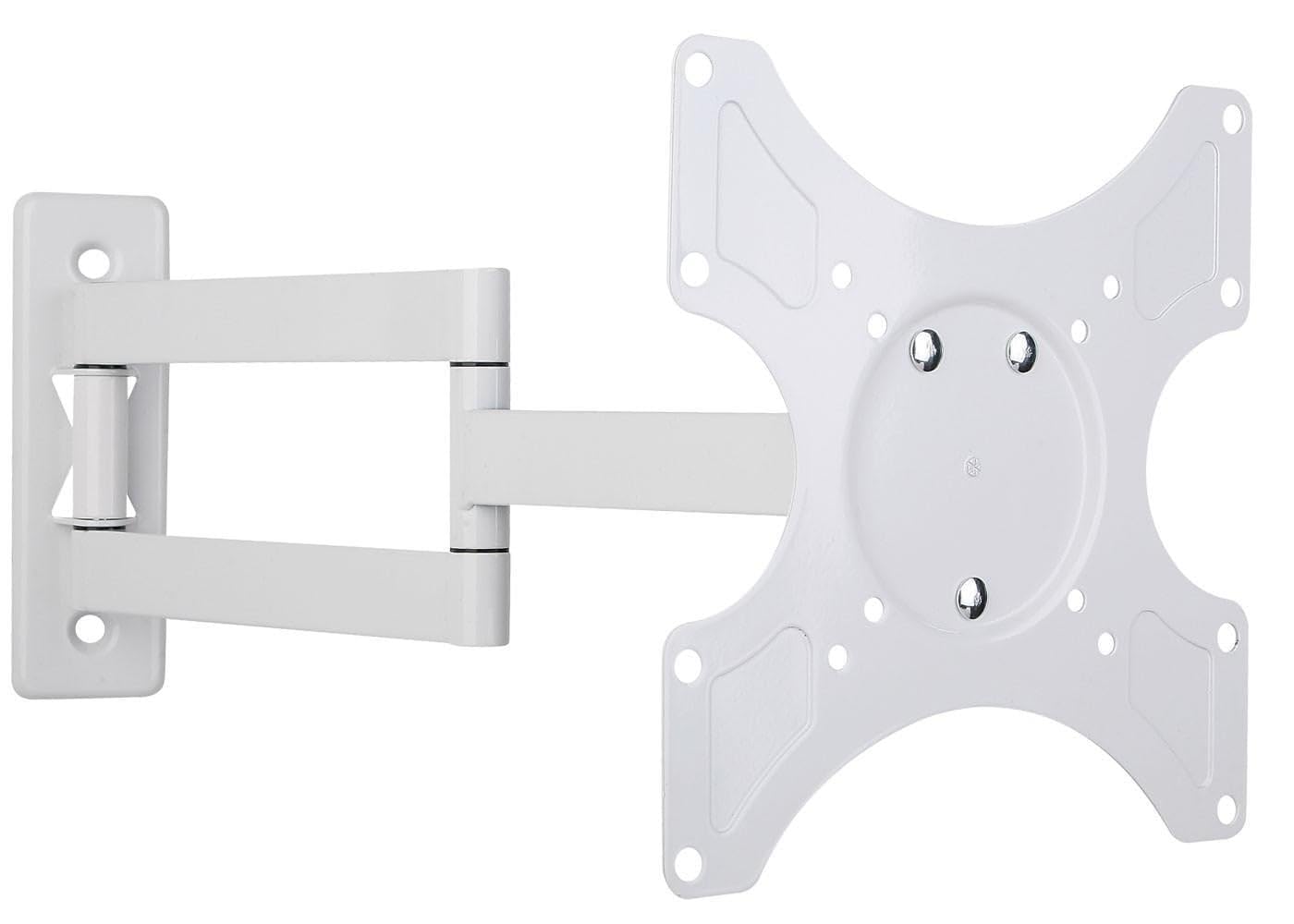 Techly 023820 Wall Mount for LED LCD TV 19-37 Inches Tilting 3 Joints White White