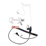 Zeadio ZP-AR169-AII 1 Pin 2.5mm RECEIVER/LISTEN ONLY Surveillance Acoustic Earpiece with Earmould for Ham Radio, Two-Way Radios, Transceivers and Radio Speaker Mics Jacks