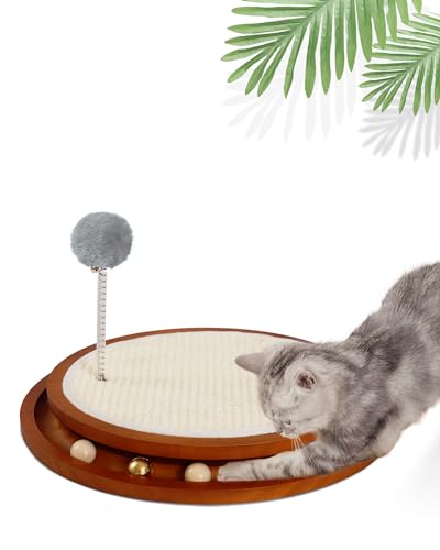 LMUGOSS Cat Scratcher Sisal Pad Toy