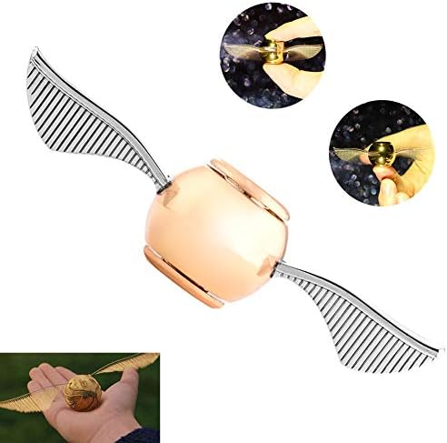 MAYBO SPORTS Wiitin Harry Potter Fidget Spinner, The Original Golden Snitch Used in Quidditch Made by Metal
