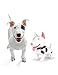 DomeStar Cute Dog Bank, Bull Terrier Coin Bank Kids Toy Bank Doggy Puppy Piggy Bank for Girls Boys