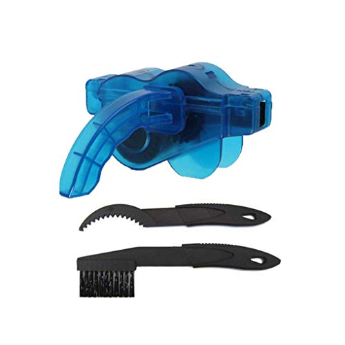 Tralntion 3PCS/Set Bicycle Chain Cleaner Scrubber Brushes Mountain Bike Wash Tool Set Cycling Cleaning Kit Bicycle Repair Tools