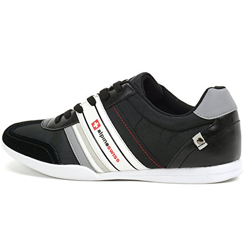 From USA ★ Alpine Swiss Mens Ivan Black Suede Trim Retro ...