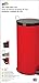 Honey-Can-Do TRS-03026 30-Liter/8-Gallon Stainless Steel Step Trash Can with Liner, Ruby Red